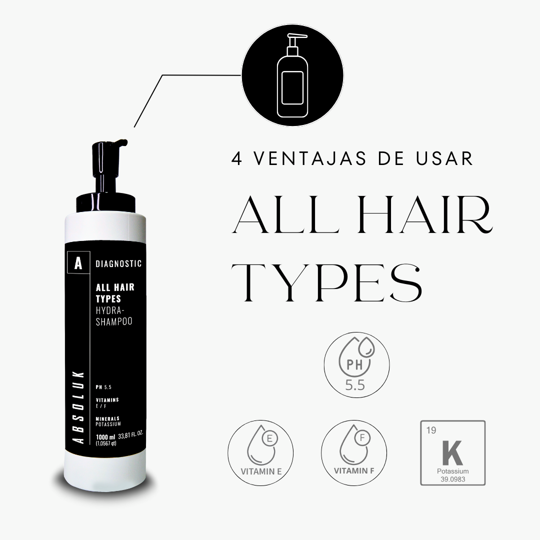 CHAMPÚ ALL HAIR TYPES 1000 ml